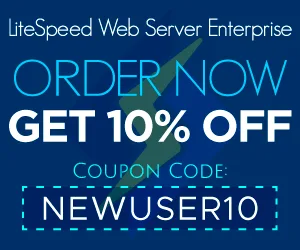 Get 10 % Off LiteSpeed Web Server